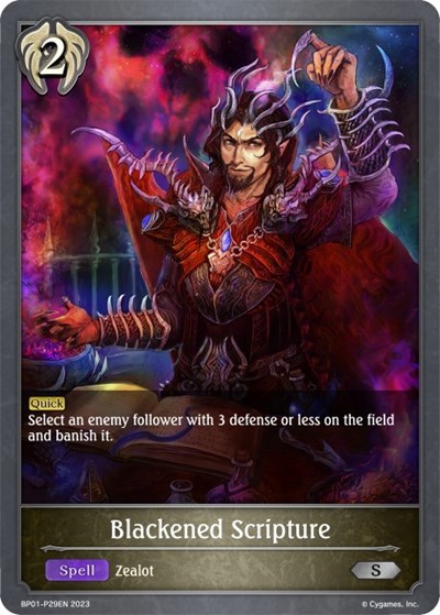 Blackened Scripture - P29EN (Foil)