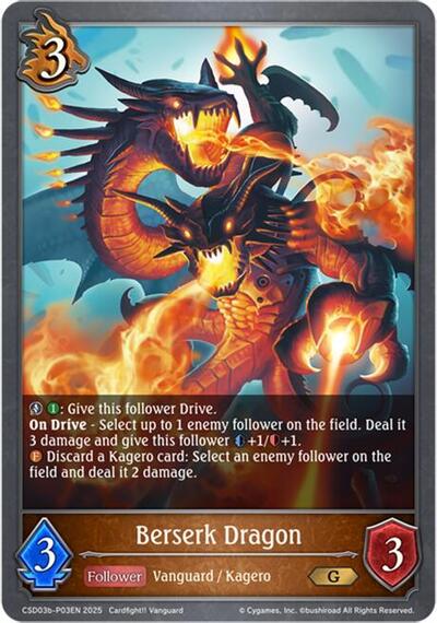 Berserk Dragon - P03EN (Foil)
