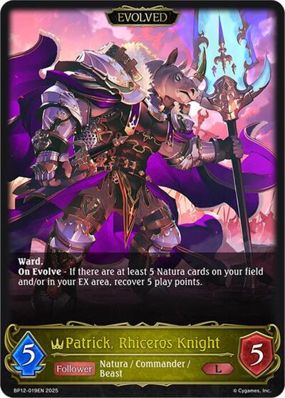Patrick, Rhiceros Knight (Evolved)