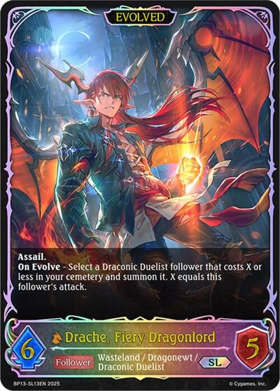 Drache, Fiery Dragonlord (Evolved) (SL)