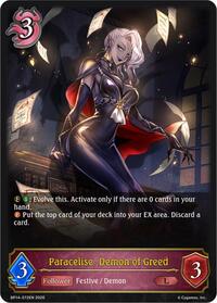 Paracelise, Demon of Greed