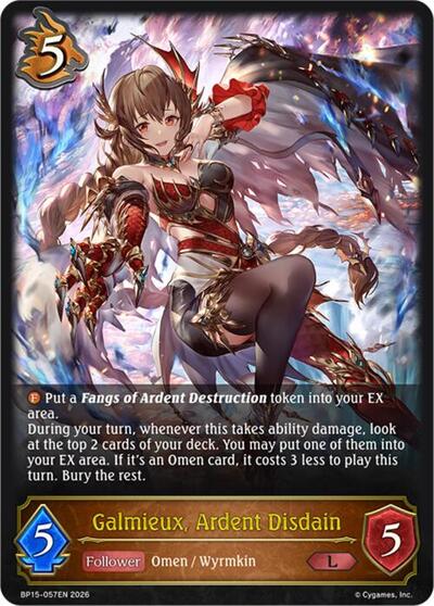 Galmieux, Ardent Disdain