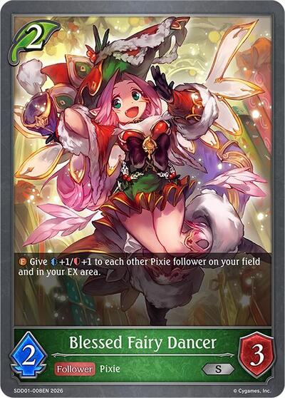 Blessed Fairy Dancer - SDD01: Showdown Deck: Forestcraft Shadowverse spoiler