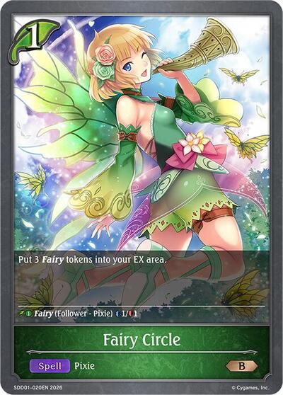 Fairy Circle - SDD01: Showdown Deck: Forestcraft Shadowverse spoiler