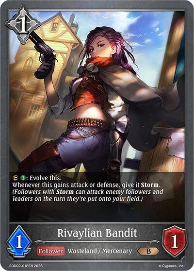 Rivaylian Bandit - SDD02: Showdown Deck: Swordcraft Shadowverse spoiler