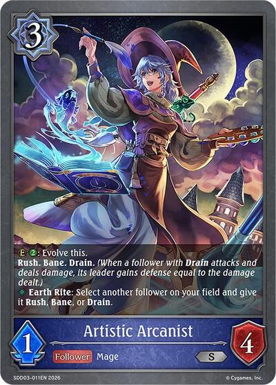 Artistic Arcanist - SDD03: Showdown Deck: Runecraft Shadowverse spoiler