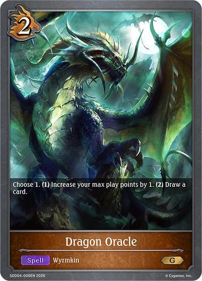 Dragon Oracle - SDD04: Showdown Deck: Dragoncraft Shadowverse spoiler