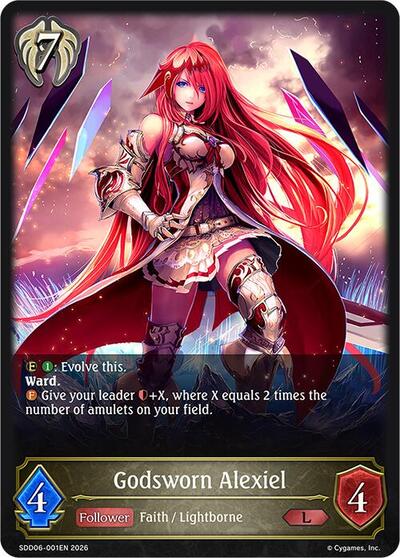 Godsworn Alexiel - SDD06: Showdown Deck: Havencraft Shadowverse spoiler