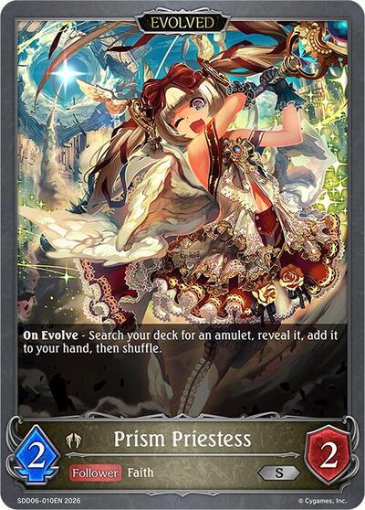 Prism Priestess (Evolved) - SDD06: Showdown Deck: Havencraft Shadowverse spoiler