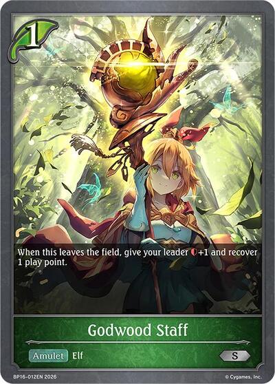 Godwood Staff - BP16: New World Genesis Shadowverse spoiler