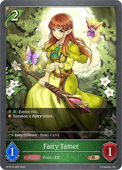 Fairy Tamer - BP16: New World Genesis Shadowverse spoiler