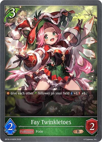 Fay Twinkletoes - BP16: New World Genesis Shadowverse spoiler