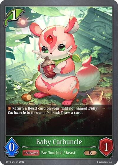 Baby Carbuncle - BP16: New World Genesis Shadowverse spoiler