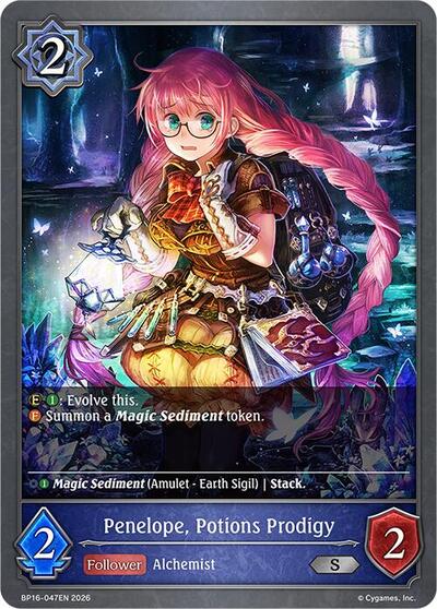 Penelope, Potions Prodigy - BP16: New World Genesis Shadowverse spoiler