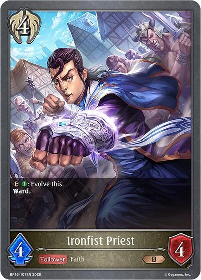 Ironfist Priest - BP16: New World Genesis Shadowverse spoiler