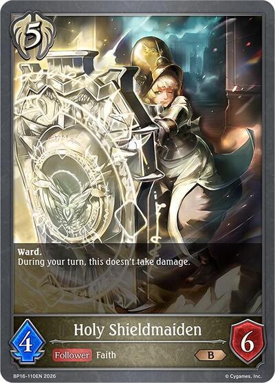 Holy Shieldmaiden - BP16: New World Genesis Shadowverse spoiler