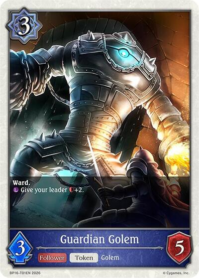 Guardian Golem - BP16: New World Genesis Shadowverse spoiler