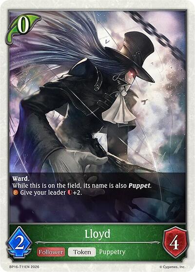 Lloyd - BP16: New World Genesis Shadowverse spoiler