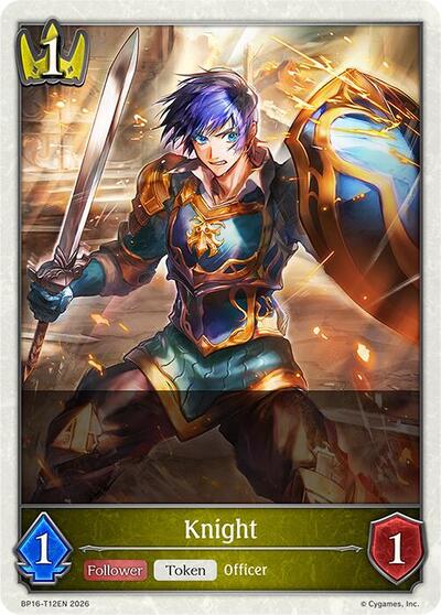 Knight - BP16: New World Genesis Shadowverse spoiler