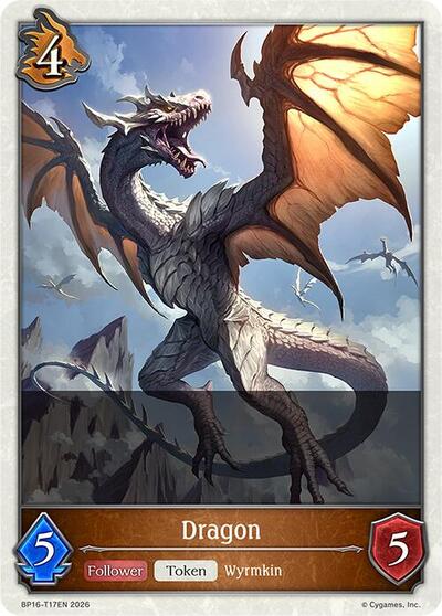 Dragon - BP16: New World Genesis Shadowverse spoiler