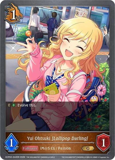 Yui Ohtsuki [Lollipop Darling] - ECP02: THE IDOLM@STER CINDERELLA GIRLS Shadowverse spoiler