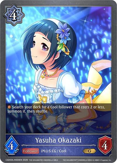 Yasuha Okazaki (Reprint) - ECP02: THE IDOLM@STER CINDERELLA GIRLS Shadowverse spoiler