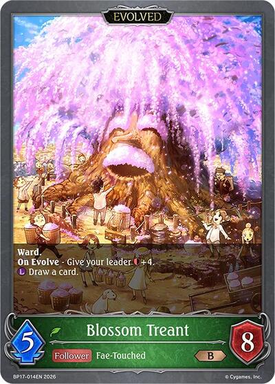 Blossom Treant (Evolved) - BP17: Convergent Destinies Shadowverse spoiler