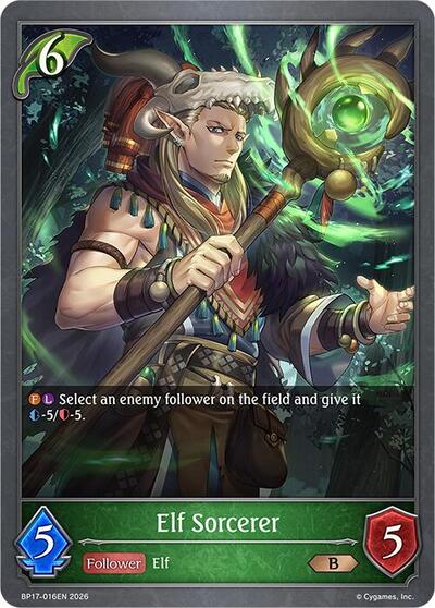 Elf Sorcerer - BP17: Convergent Destinies Shadowverse spoiler