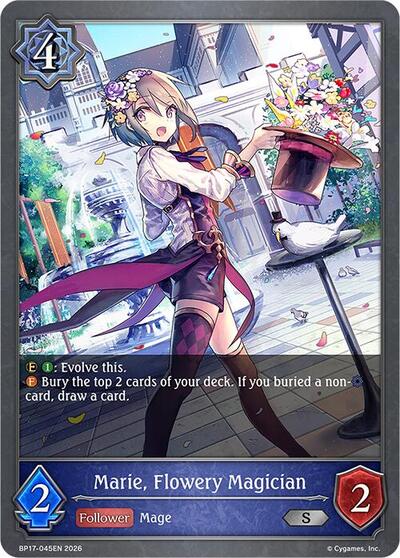 Marie, Flowery Magician - BP17: Convergent Destinies Shadowverse spoiler