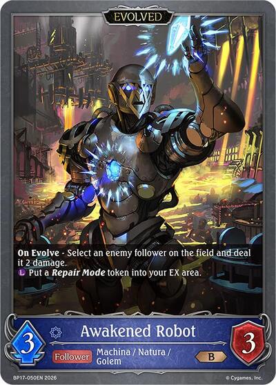 Awakened Robot (Evolved) - BP17: Convergent Destinies Shadowverse spoiler