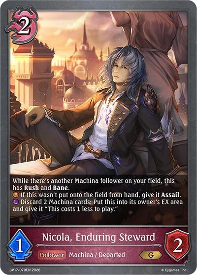 Nicola, Enduring Steward - BP17: Convergent Destinies Shadowverse spoiler
