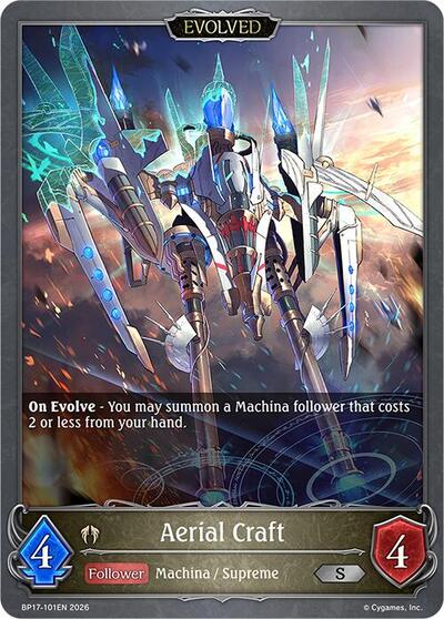 Aerial Craft (Evolved) - BP17: Convergent Destinies Shadowverse spoiler