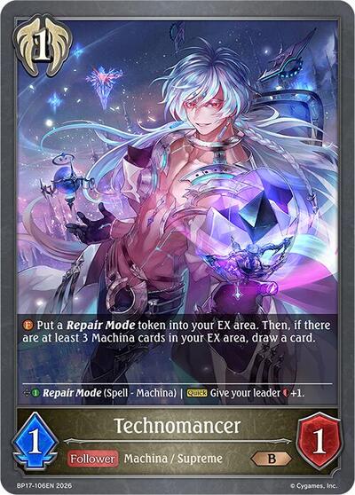Technomancer - BP17: Convergent Destinies Shadowverse spoiler
