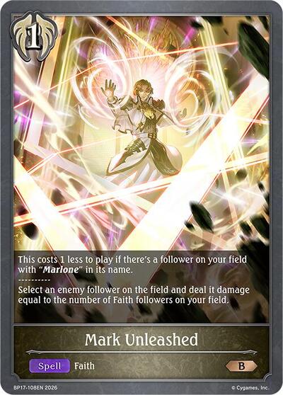 Mark Unleashed - BP17: Convergent Destinies Shadowverse spoiler