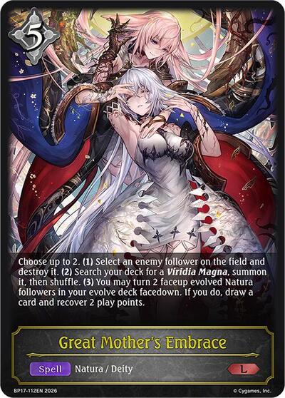 Great Mother's Embrace - BP17: Convergent Destinies Shadowverse spoiler