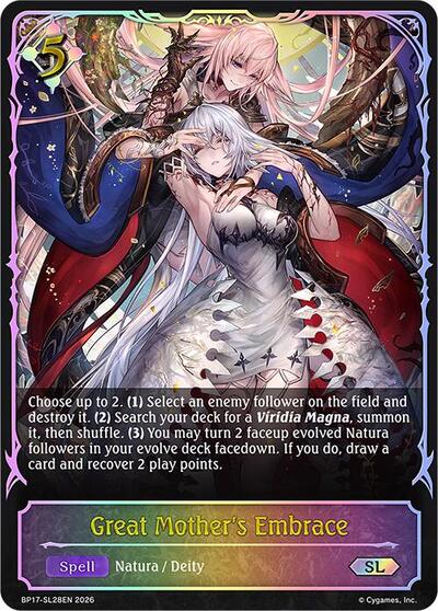 Great Mother's Embrace (SL) - BP17: Convergent Destinies Shadowverse spoiler