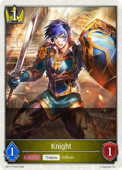 Knight - BP17: Convergent Destinies Shadowverse spoiler