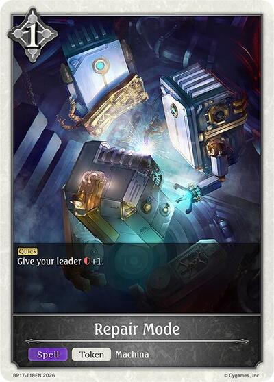Repair Mode - BP17: Convergent Destinies Shadowverse spoiler