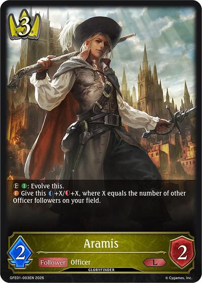 Aramis - Glory Finder Events Shadowverse spoiler