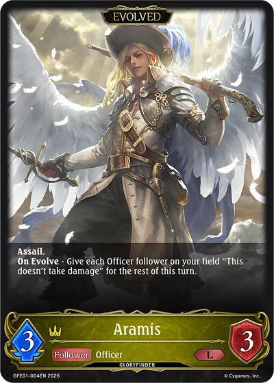 Aramis (Evolved) - Glory Finder Events Shadowverse spoiler