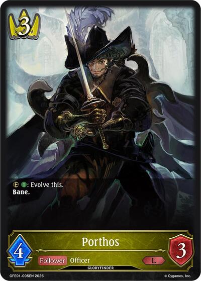 Porthos - Glory Finder Events Shadowverse spoiler