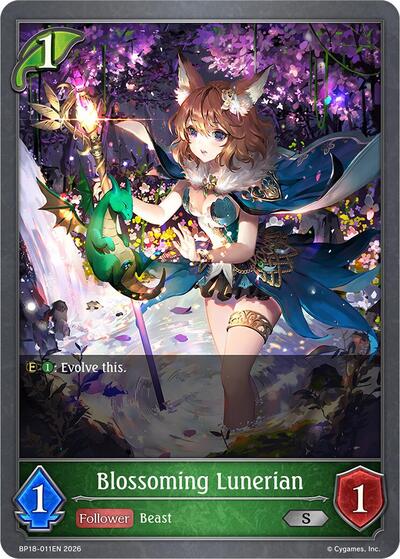 Blossoming Lunerian - BP18: Neometropolis Shadowverse spoiler