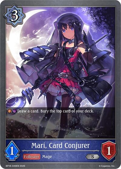 Mari, Card Conjurer - BP18: Neometropolis Shadowverse spoiler