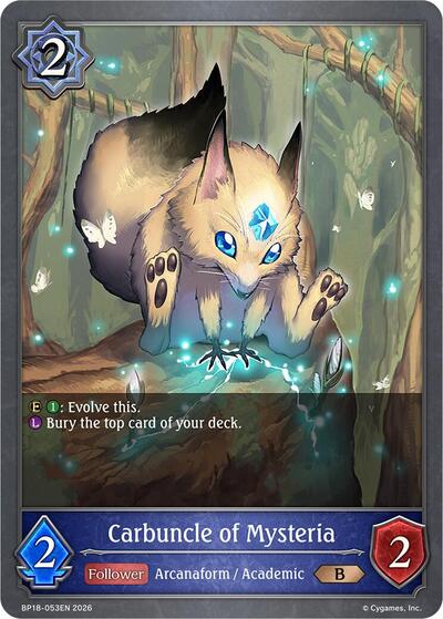 Carbuncle of Mysteria - BP18: Neometropolis Shadowverse spoiler