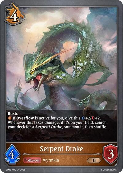 Serpent Drake - BP18: Neometropolis Shadowverse spoiler
