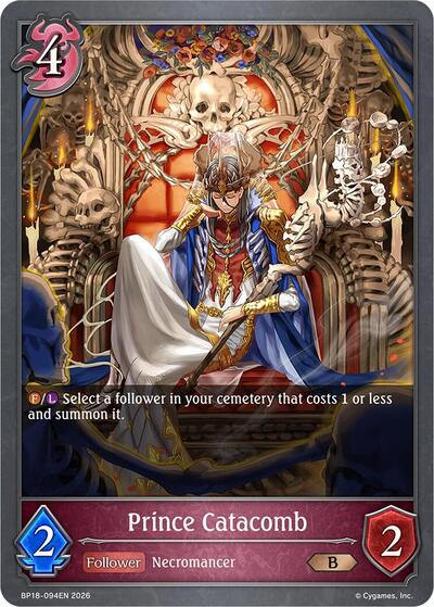 Prince Catacomb - BP18: Neometropolis Shadowverse spoiler