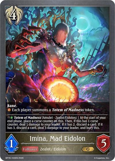 Imina, Mad Eidolon - BP18: Neometropolis Shadowverse spoiler