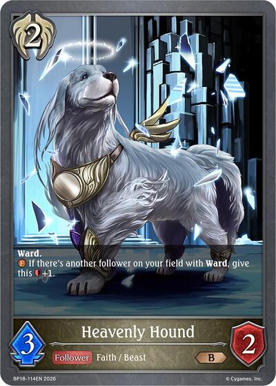 Heavenly Hound - BP18: Neometropolis Shadowverse spoiler