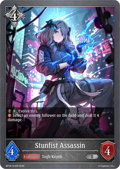 Stunfist Assassin - BP18: Neometropolis Shadowverse spoiler