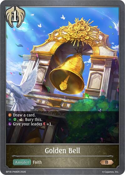 Golden Bell - P48EN (Foil) - BP18: Neometropolis Shadowverse spoiler
